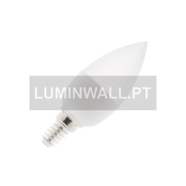 Lâmpada LED C37 Chama 5W E14 400Lm 3000K Dimável