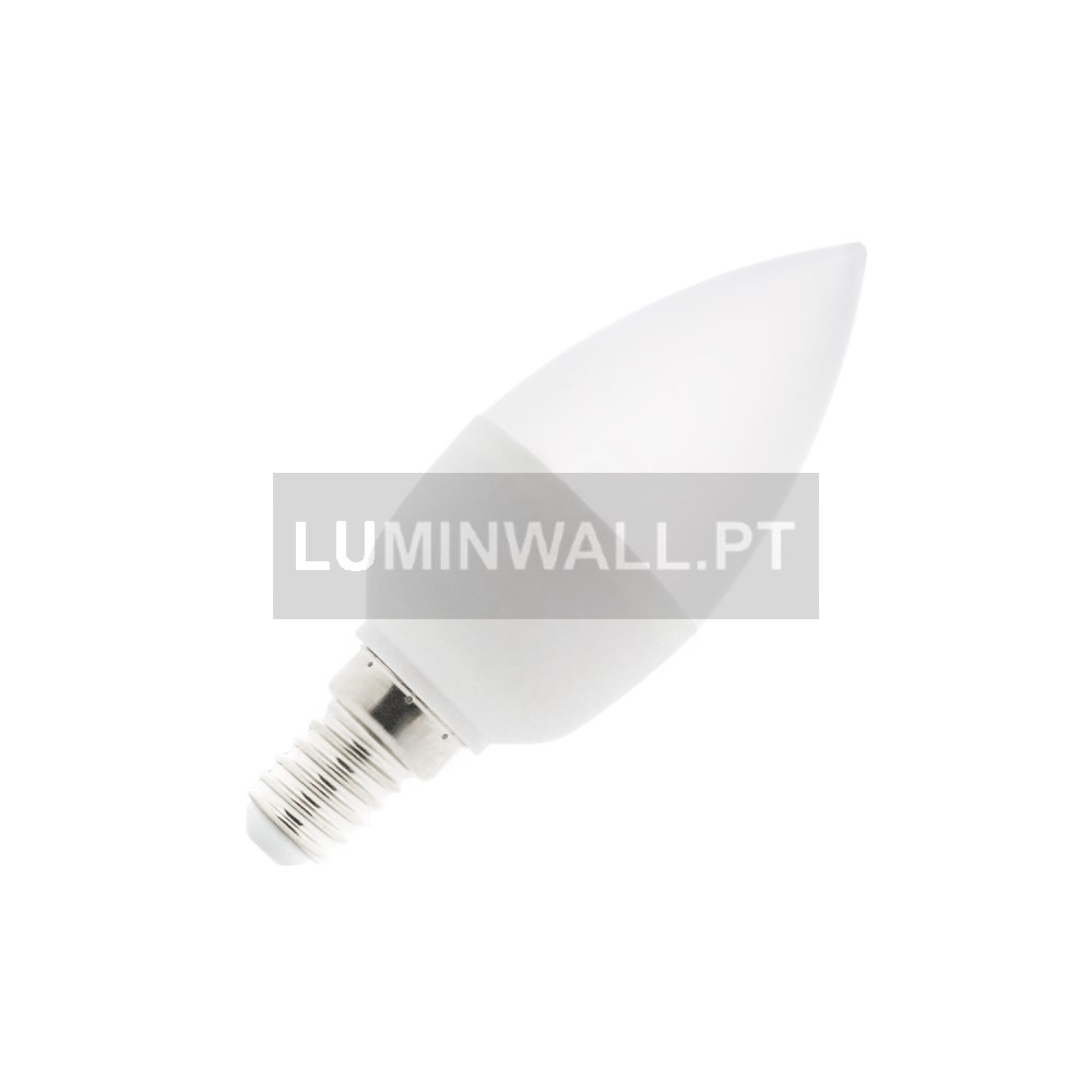 Lâmpada LED C37 Chama 5W E14 400Lm 3000K Dimável