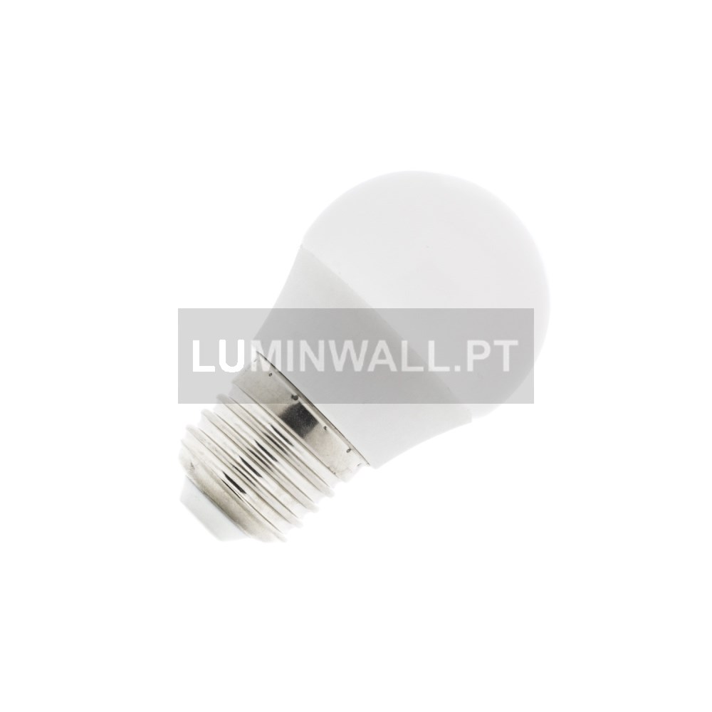 Lâmpada LED G45 Lustre 5W E14 400Lm 6000K Dimável