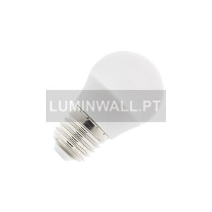 Lâmpada LED G45 Lustre 5W E14 400Lm 6000K Dimável