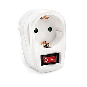 Adaptador para Tomada com Interruptor 10/16A