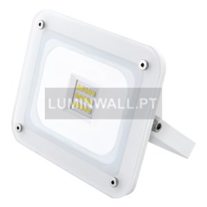 Projector LED SMD 50W SLIM em Vidro Branco 6400K