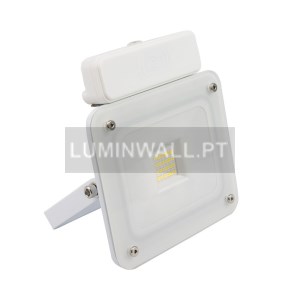 Projector LED SMD 30W SLIM em Vidro Branco 6400K c/Sensor