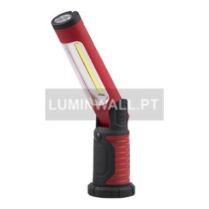 Lanterna LED COB 4W Orientável 180º Recarregável