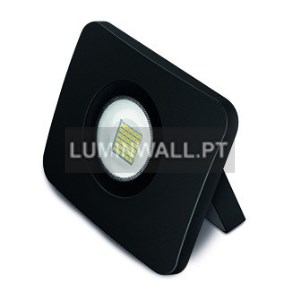 Projector LED SMD 50W SLIM em Alumínio Fundido Preto 6400K