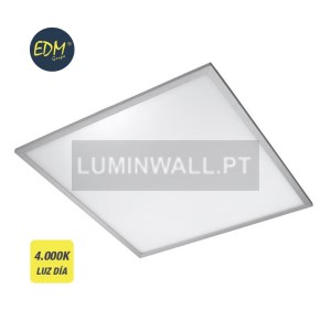 Painel LED 60X60 40W Encastrável 4.000K 3400Lm Aro Cromado