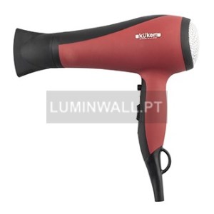 Secador de Cabelo Iónico Vermelho 2200W