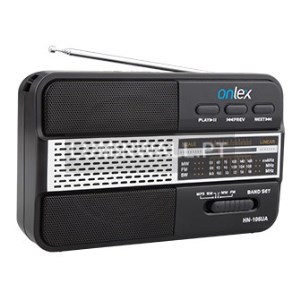 Rádio Portátil Leitor de MP3 com Bateria Grande