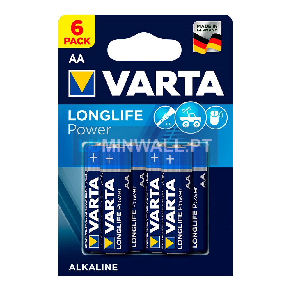 PILHA VARTA HIGH ENERGY AA LR06 (PACK 6 PILHAS)