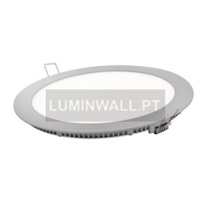 Downlight LED Redondo Aço Escovado 3W 3000K