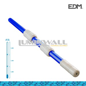 CABO TELESCOPICO Ø41MM FORMADO POR 3X1,20MTS (MEDIDA FECHADO 1,30MTS) COM TUBOS DE ALUMINIO 0,30MM