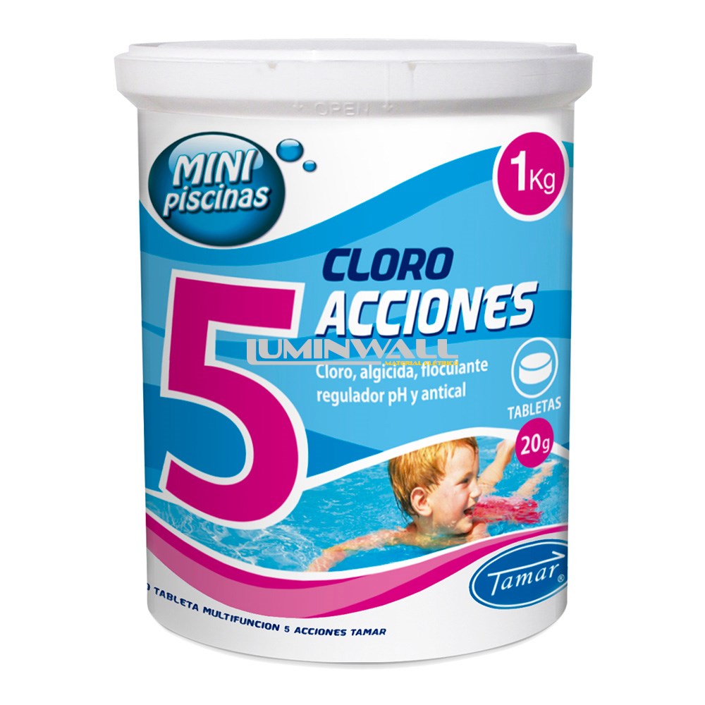 CLORO 5 AÇÕES PASTILHA 20GR 1KG TAMAR