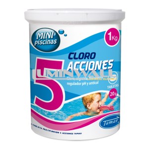 CLORO 5 AÇÕES PASTILHA 20GR 1KG TAMAR