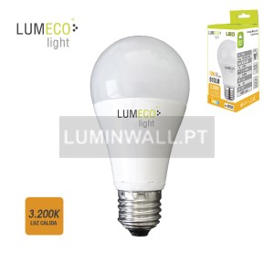 Lâmpada Standard LED E27 10W 810Lm 3.200K Branco Quente