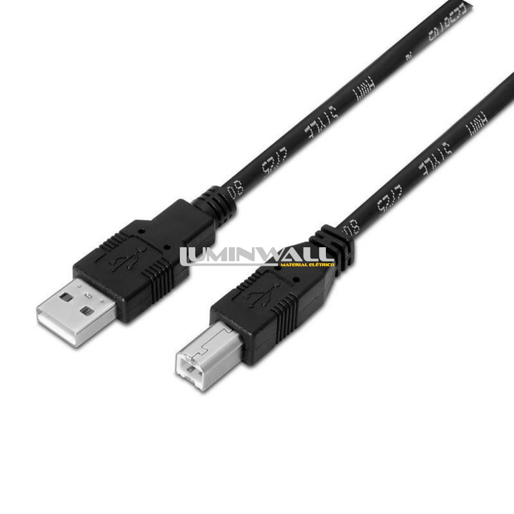 Cabo USB A Macho - USB B Macho (3 mts) AISENS