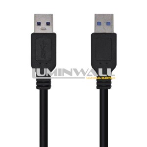 Cabo USB 3.0 A Macho - USB 3.0 A Macho (2 mts) AISENS