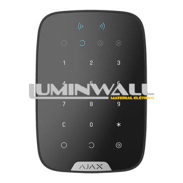 Teclado de Segurança Independente Wireless c/ Leitor Preto AJAX