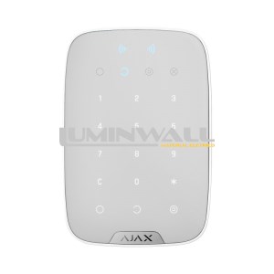 Teclado de Segurança Independente Wireless c/ Leitor Branco AJAX