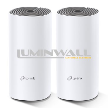 Sistema MESH Wireless Deco E4 Pack de 2 Un. DualBand (2,4 GHz / 5 GHz) Fast Ethernet TP-LINK