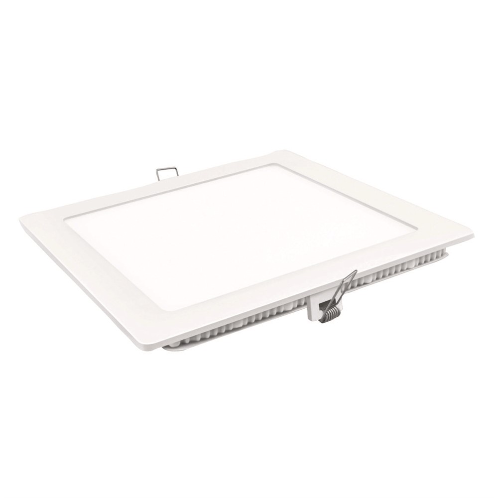 Downlight LED Quadrado Branco 18W 2700K