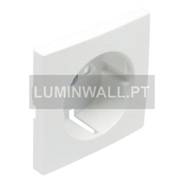 EFAPEL LOGUS90 Centro para Tomada Schuko com Obturadores Branco