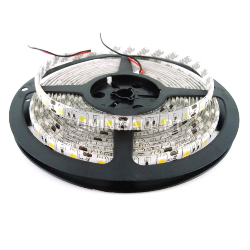 Fita LED 5050 12V 60SMD's 14.4W/MT. IP44 4000K 5MTS.