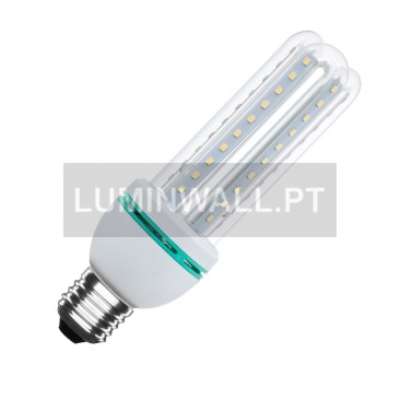 Lâmpada LED Tubular 3U 12W E27 6500K