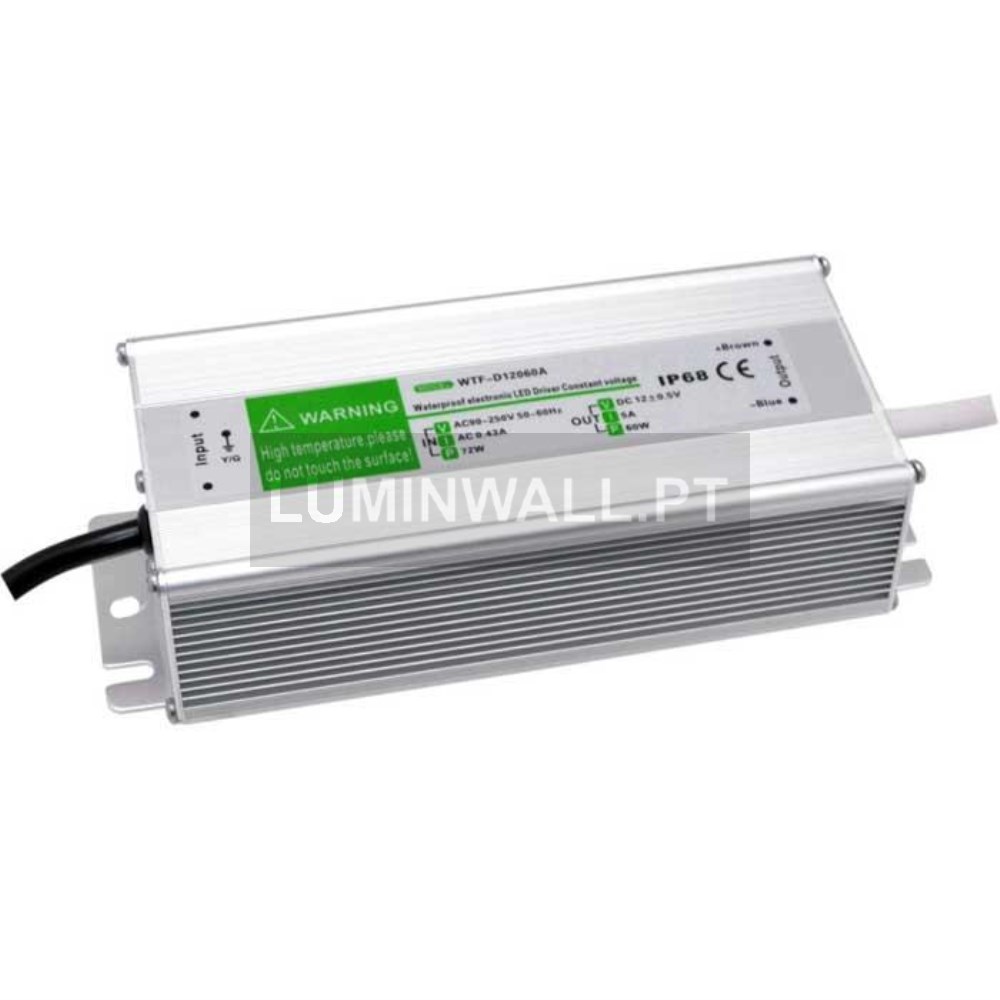 Transformador Estanque 12V 100W 8.5A IP65