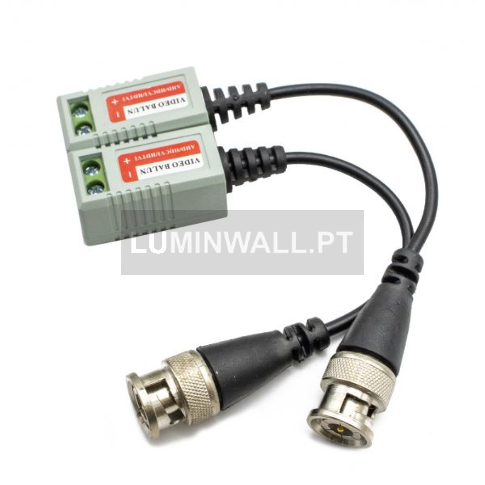 Pack 2 Video Balun HD Passivo HDTVI / HDCVI / AHD