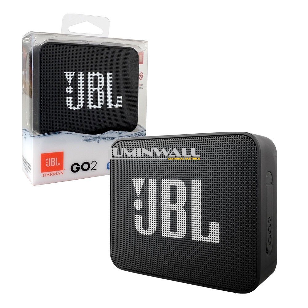 Coluna Bluetooth Portátil 3W JBL GO 2 Preto