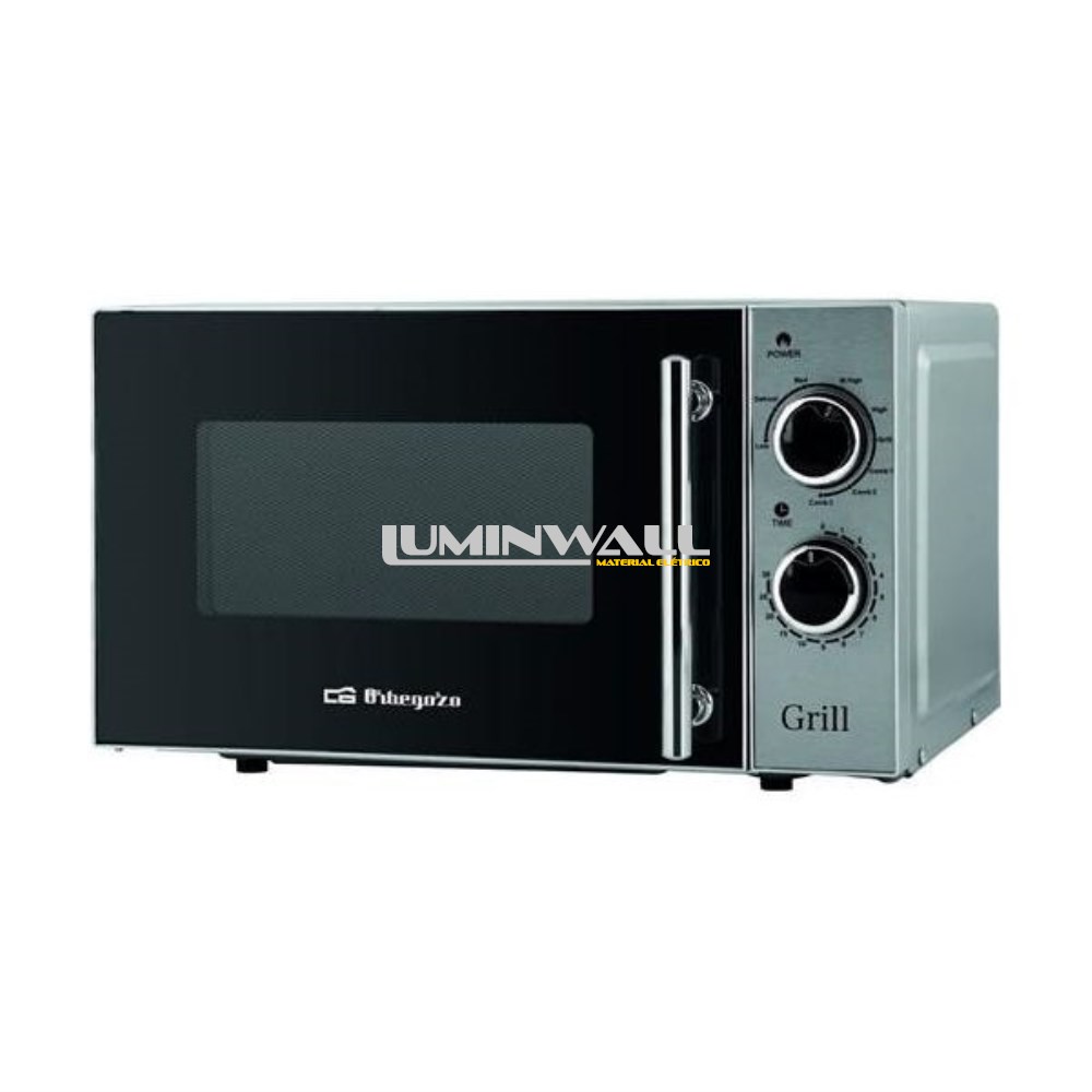 Microondas de Balcão 700W 20 MIG2550 (Preto/Inox) ORBEGOZO