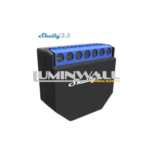 Módulo Comutador p/ Automação Wi-Fi c/ Controlo de Estores Eléctricos SHELLY 2.5