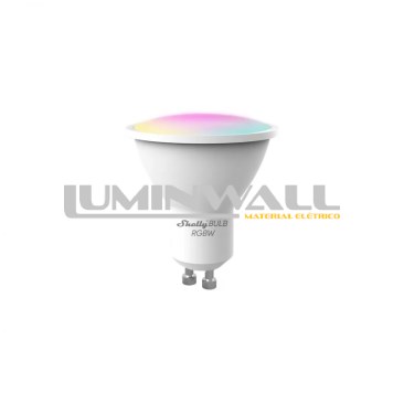 Lâmpada LED GU10 Smart Wi-Fi 5W RGB+W 400Lm SHELLY BULB RGBW
