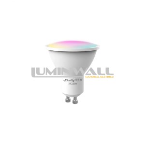 Lâmpada LED GU10 Smart Wi-Fi 5W RGB+W 400Lm SHELLY BULB RGBW