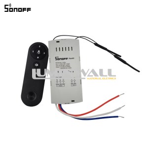 Controlador de Ventilador de Tecto e Luz Wi-Fi c/ Comando RF 2,4Ghz SONOFF