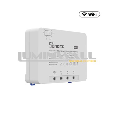 Interruptor Inteligente Wi-Fi de Alta Potência c/ Medição de Energia SONOFF POWR3