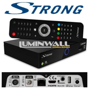 Receptor COMBO UltraHD 4K HEVC Hybrid DVBT2/C/S2 IP STRONG