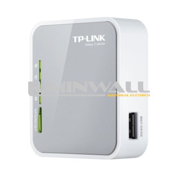 Mini Router c/ ou s/ Fios Portátil 3G/3,75G 150Mbps TP-LINK