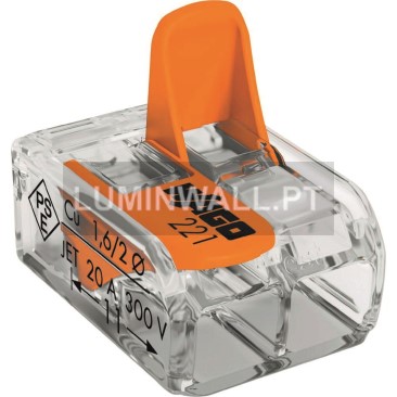 Ligador Rápido Duplo para Fio Rígido/Flexível 2.5mm